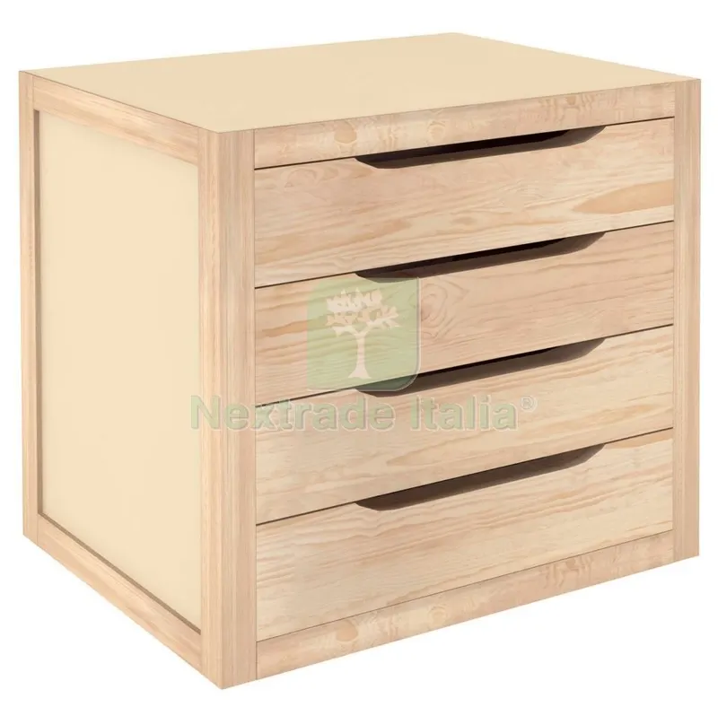 Cassettiera 4 Cassetti 39X30XH37,5 CM — Arredo — rif. FERX.9268 Cassettiera 4 Cassetti 39X30XH37,5 CM — Arredo — rif. FERX.9268