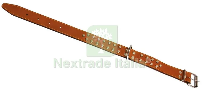 6PZ Collare Cuoio Foderato 2 F/BORC. MM.40X700 — Fascette e collari — rif. FERX.92682