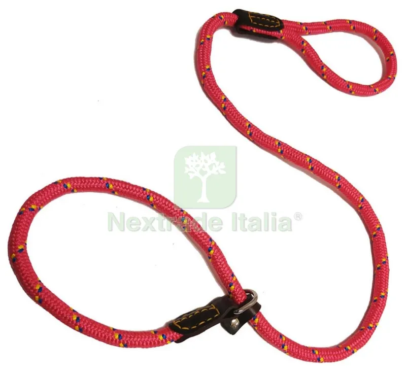 6PZ Guinzaglio Nylon Tondo Strangolo Largh. MM 8 — Cani — rif. FERX.92697