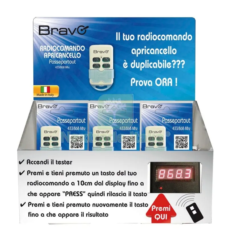 Espositore 22 Radiocom.'passpartout' con Tester — Articoli per ufficio — rif. FERX.92706