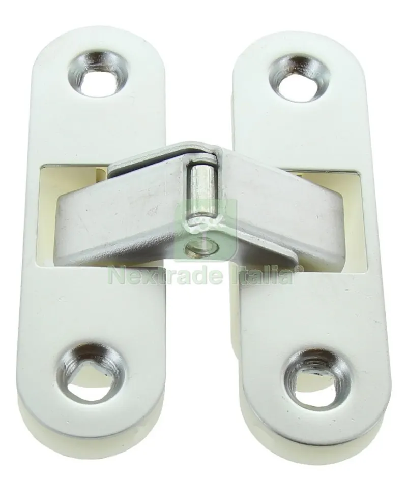 20PZ Cerniera Invisibile per Porte Cromo Satinato — Cerniere e cardini — rif. FERX.92806 20PZ Cerniera Invisibile per Porte Cromo Satinato — Cerniere e cardini — rif. FERX.92806