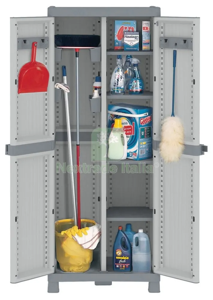 Armadio Terry Wave 2ANTE CM 70X44X181H Quattro Ripiani con Portascope 3700UW — Arredo — rif. FERX.9285 Armadio Terry Wave 2ANTE CM 70X44X181H Quattro Ripiani con Portascope 3700UW — Arredo — rif. FERX.9285