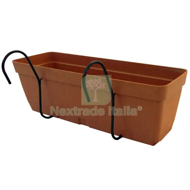 8PZ Vaso/Balconiera Fioriera CM 49X16X16H Colore Coccio — Vasi e fioriere — rif. FERX.92856 8PZ Vaso/Balconiera Fioriera CM 49X16X16H Colore Coccio — Vasi e fioriere — rif. FERX.92856
