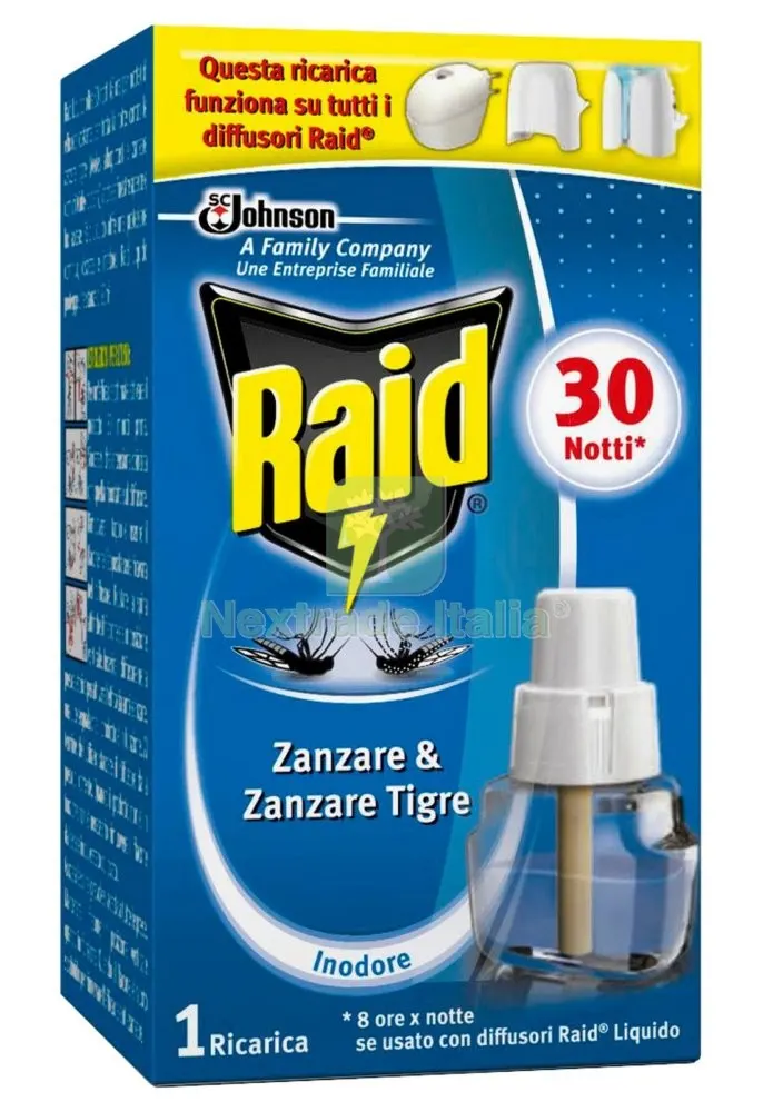 24PZ RAID RICARICA LIQUIDA 30 NOTTI — Protezione piante e sementi — rif. FERX.92861 24PZ RAID RICARICA LIQUIDA 30 NOTTI — Protezione piante e sementi — rif. FERX.92861