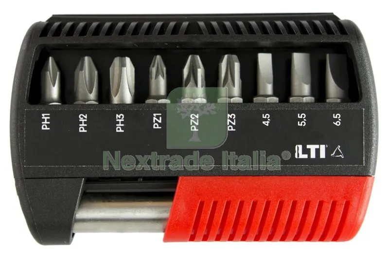 LTI Set 9 Inserti + Portainserti — Inserti e bit per avvitatori — rif. FERX.92885 LTI Set 9 Inserti + Portainserti — Inserti e bit per avvitatori — rif. FERX.92885