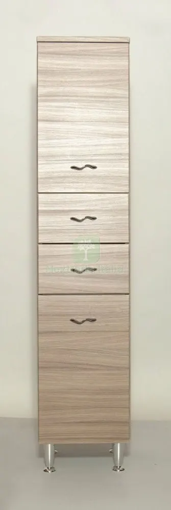 COLONNA BAGNO FRANCESCA 2 ANTE +2 CASSETTI OLMO — Accessori bagno — rif. FERX.92890