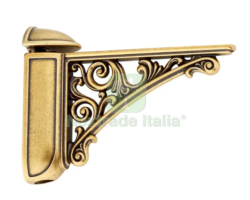 Reggimensola ART.42430 77X125 MM Oro di Valenza — Ferramenta per legno e mobili — rif. FERX.92955 Reggimensola ART.42430 77X125 MM Oro di Valenza — Ferramenta per legno e mobili — rif. FERX.92955