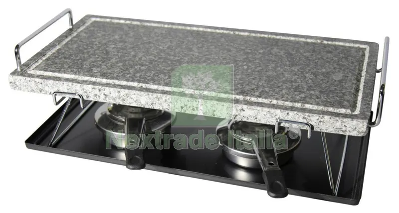 Pietra Ollare con 2 Bruciatori CM.38X20 — Tempo libero outdoor — rif. FERX.92960 Pietra Ollare con 2 Bruciatori CM.38X20 — Tempo libero outdoor — rif. FERX.92960