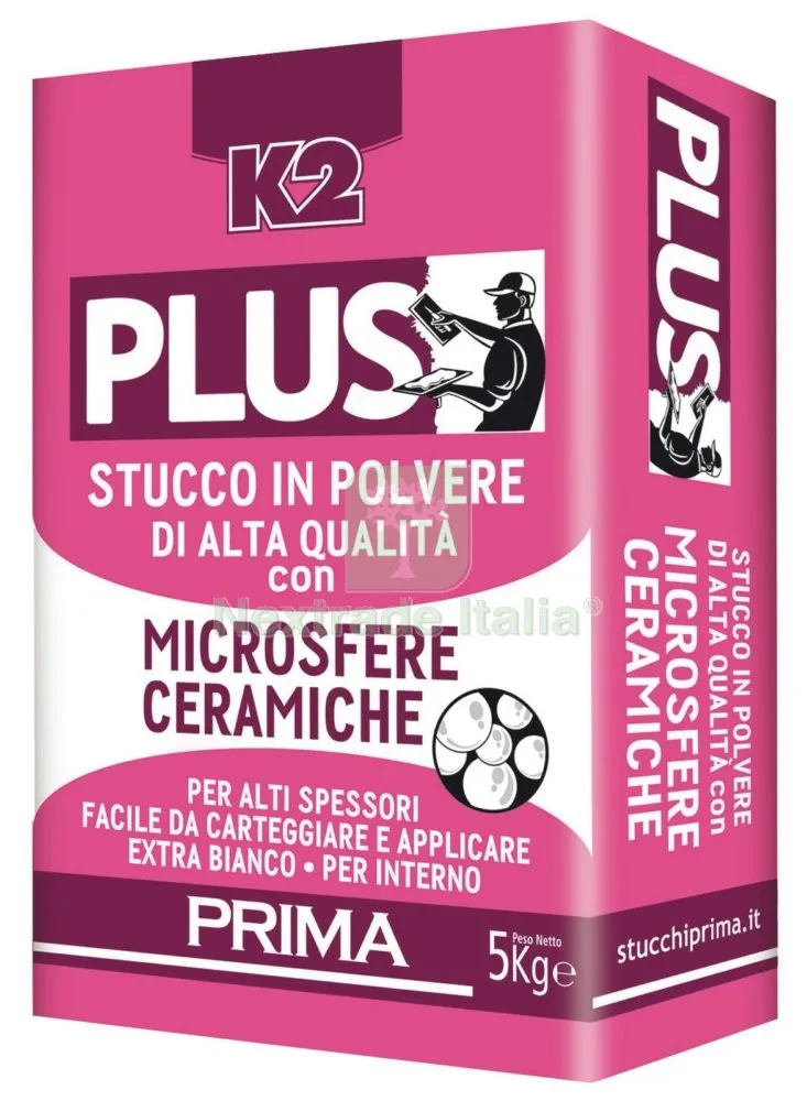 4PZ STUCCO PLUS MICROSFERE K2 DA KG 5 — Stucchi e rasanti — rif. FERX.92984