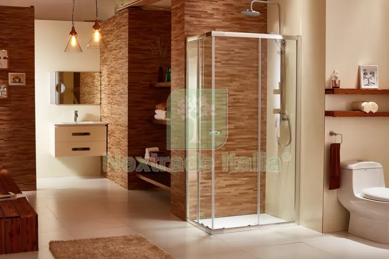 Box Doccia Cristallo Trasp. 6 MM 80X140 Lusso — Accessori bagno — rif. FERX.93109 Box Doccia Cristallo Trasp. 6 MM 80X140 Lusso — Accessori bagno — rif. FERX.93109