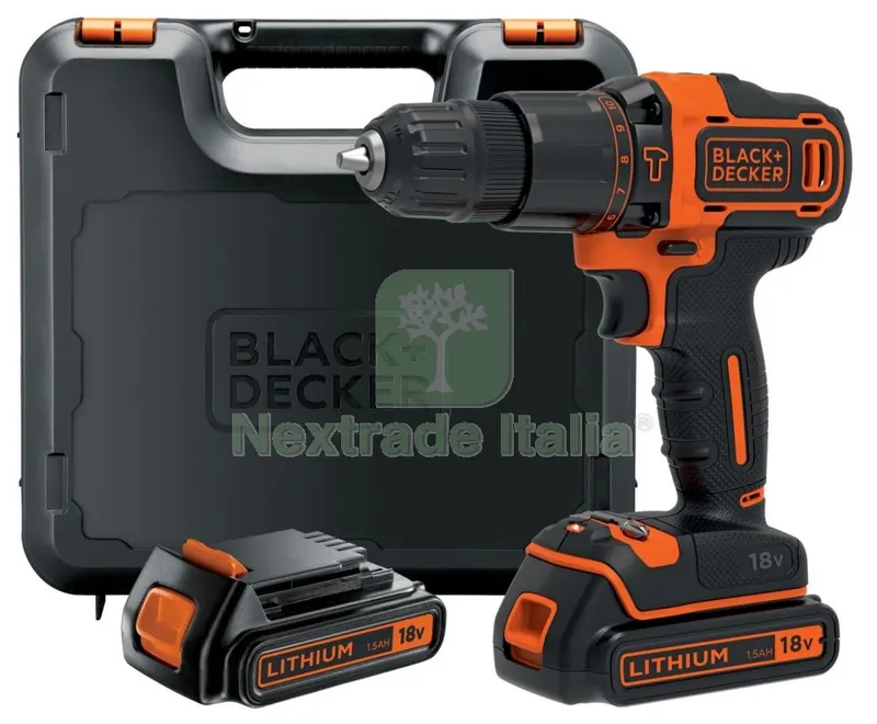 Trapano B+D 18VP 2 Batteria Litio MOD.BDCHD18KB — Batterie e caricabatterie — rif. FERX.93113 Trapano B+D 18VP 2 Batteria Litio MOD.BDCHD18KB — Batterie e caricabatterie — rif. FERX.93113