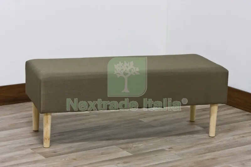 Panca Tessuto/Legno CM 100X40X40H Antracite — Tempo libero outdoor — rif. FERX.93150 Panca Tessuto/Legno CM 100X40X40H Antracite — Tempo libero outdoor — rif. FERX.93150