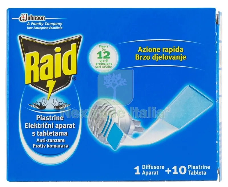 Raid Elettroemanatore + 10 Piastrine — Protezione piante e sementi — rif. FERX.93161