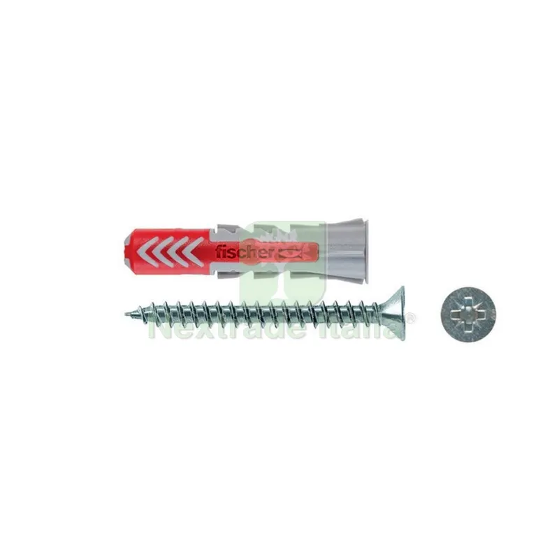 100PZ FISCHER TASSELLO DUO POWER 6 S CON VITE — Tasselli e ancoraggi — rif. FERX.93187 100PZ FISCHER TASSELLO DUO POWER 6 S CON VITE — Tasselli e ancoraggi — rif. FERX.93187