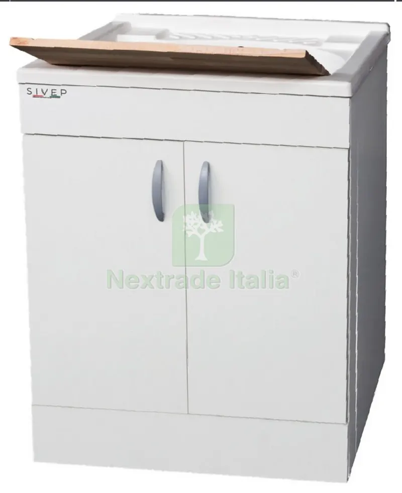 Kit Lavatoio Legno CM 60X50 Bianco — Accessori bagno — rif. FERX.93194 Kit Lavatoio Legno CM 60X50 Bianco — Accessori bagno — rif. FERX.93194
