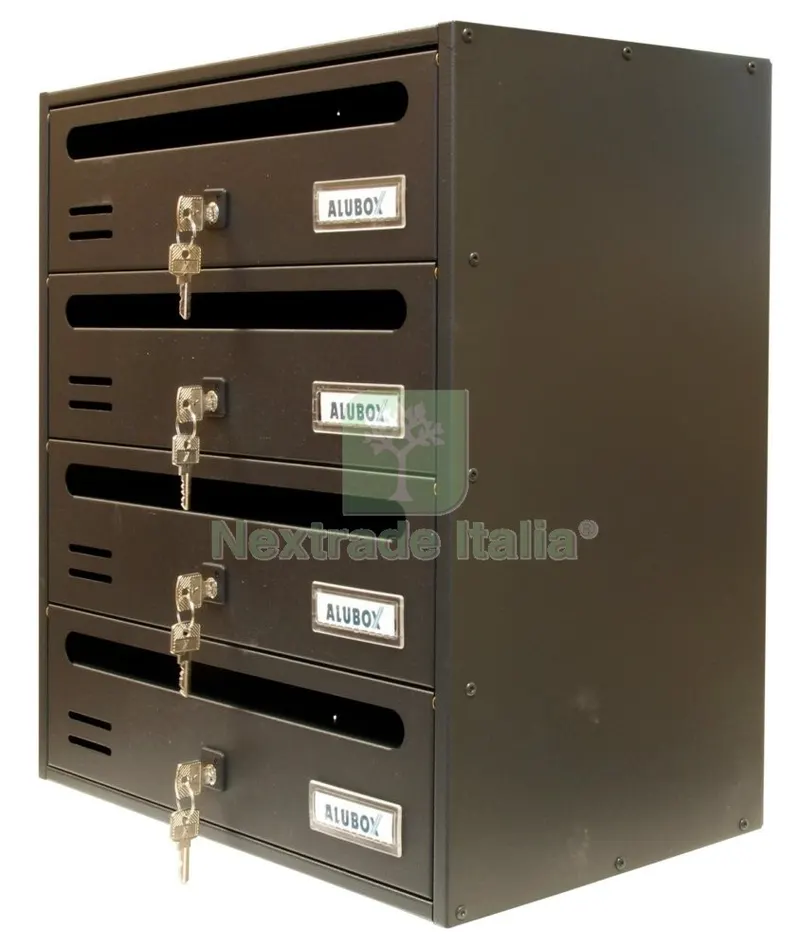 ALUBOX CASSETTA CUBO/R 4 POSTI GHISA — Casalinghi e organizzazione — rif. FERX.93238 ALUBOX CASSETTA CUBO/R 4 POSTI GHISA — Casalinghi e organizzazione — rif. FERX.93238