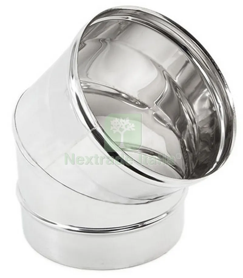 4PZ Gomito Inox Aisi 304 45° CM.10 — Scarichi e sifoni — rif. FERX.93266 4PZ Gomito Inox Aisi 304 45° CM.10 — Scarichi e sifoni — rif. FERX.93266
