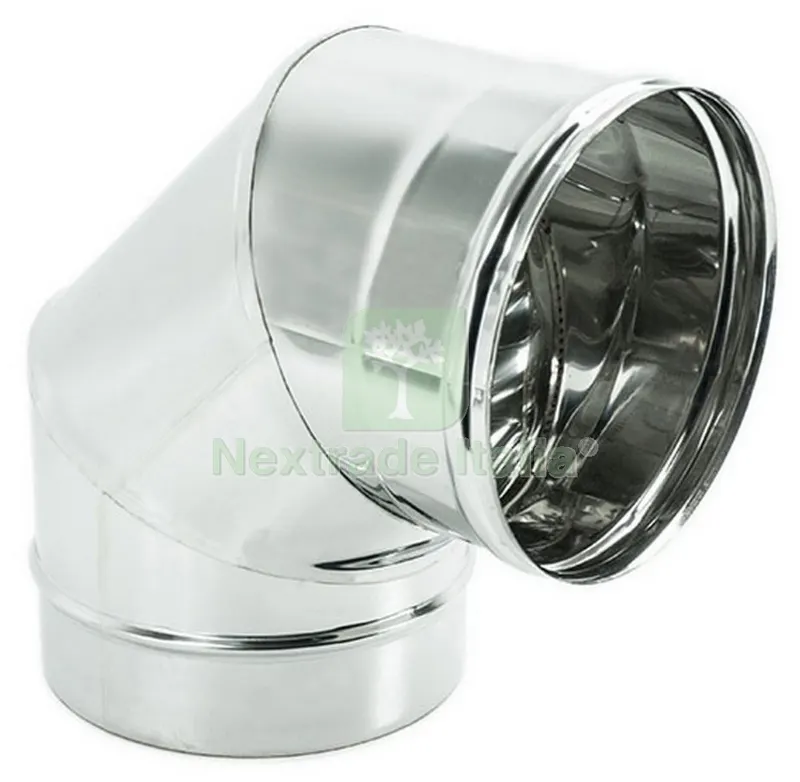 4PZ Gomito Inox Aisi 304 90°DIAMETRO. 10 — Scarichi e sifoni — rif. FERX.93267