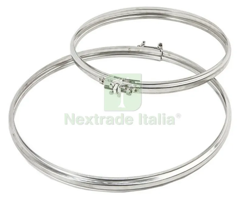 20PZ Fascetta Giunzione Inox Aisi 304 x Tubi CM.14 — Fascette e collari — rif. FERX.93273