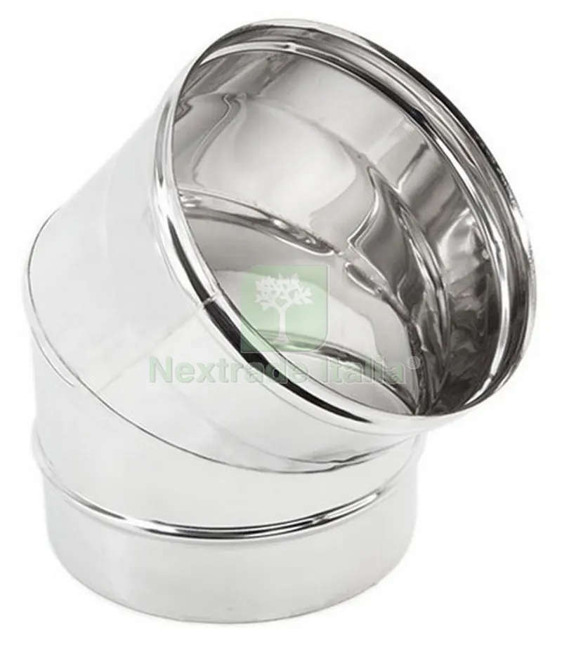 2PZ Gomito Inox Aisi 304 45°DIAMETRO. 14 — Cerniere e cardini — rif. FERX.93282 2PZ Gomito Inox Aisi 304 45°DIAMETRO. 14 — Cerniere e cardini — rif. FERX.93282