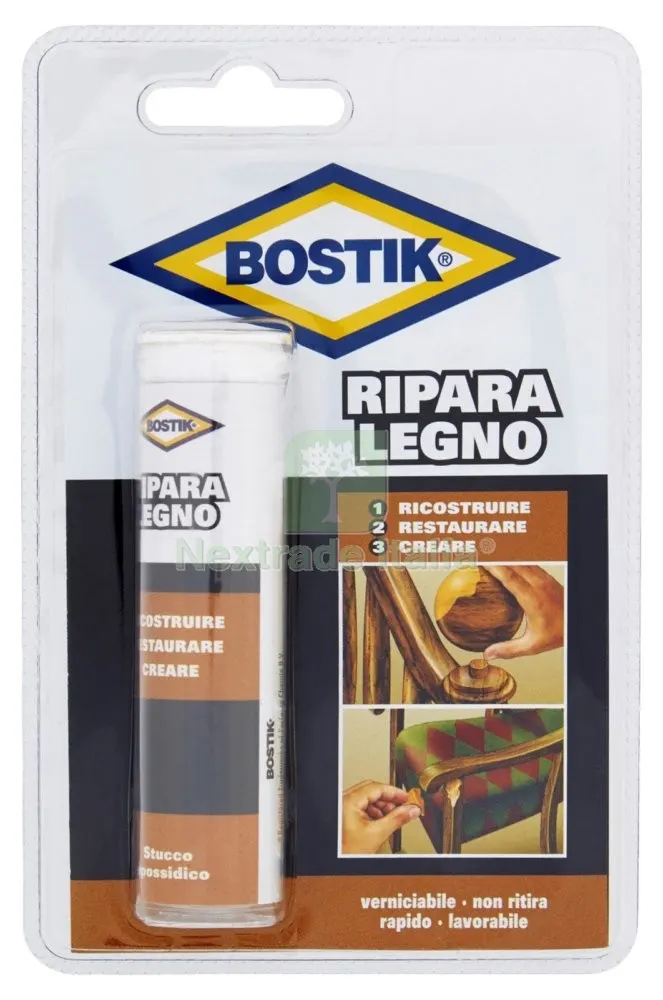 12PZ BOSTIK RIPARA LEGNO GR.56 — Adesivi e sigillanti — rif. FERX.93304