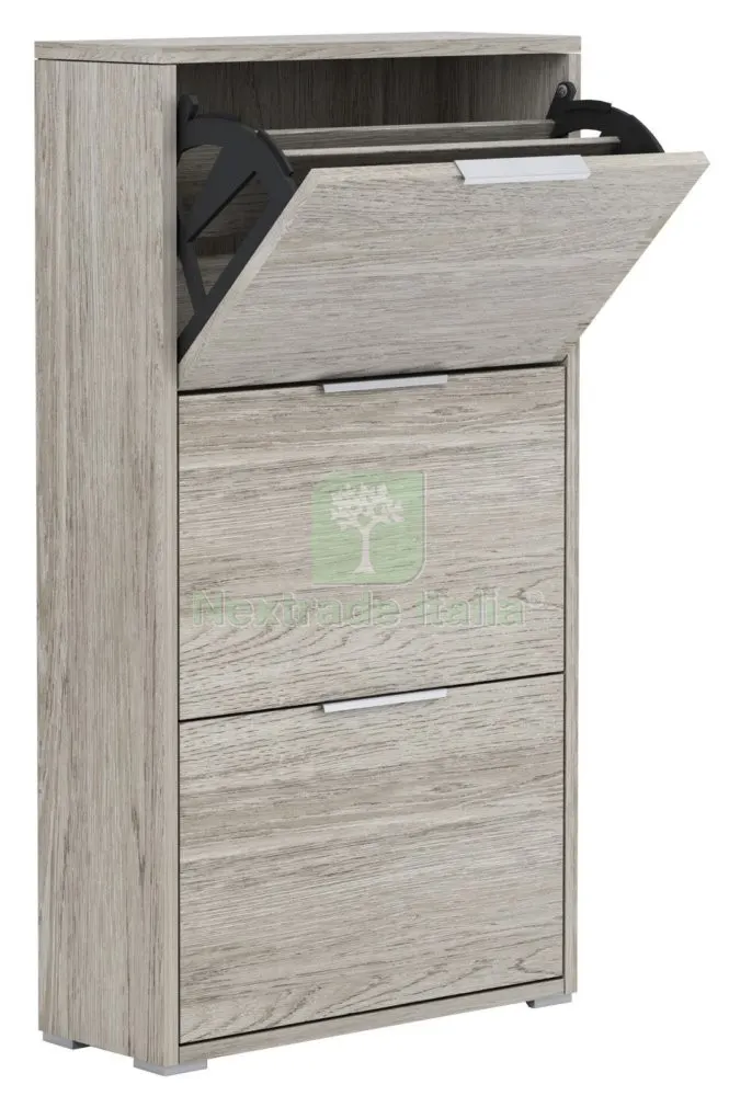 Kit Scarpiera 3RIPIANI CM 65X25X121H Rovere — Arredo — rif. FERX.93341 Kit Scarpiera 3RIPIANI CM 65X25X121H Rovere — Arredo — rif. FERX.93341