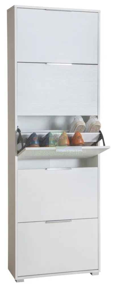 Kit Scarpiera 5RIPIANI CM 65X25X198H Bianco — Arredo — rif. FERX.93342 Kit Scarpiera 5RIPIANI CM 65X25X198H Bianco — Arredo — rif. FERX.93342