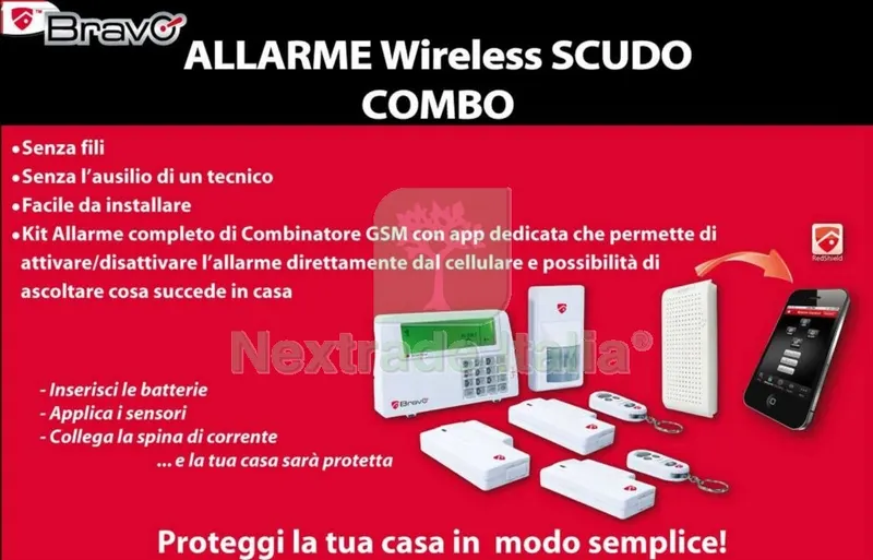 Antifurto Domestico 'combo' Kit Completo — Raccordi a pressare e multistrato — rif. FERX.93362 Antifurto Domestico 'combo' Kit Completo — Raccordi a pressare e multistrato — rif. FERX.93362