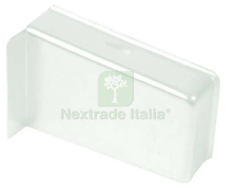 100PZ Guscio Copertura Plastica MM 67/43 Bianco Sinistra — Ferramenta per legno e mobili — rif. FERX.93369
