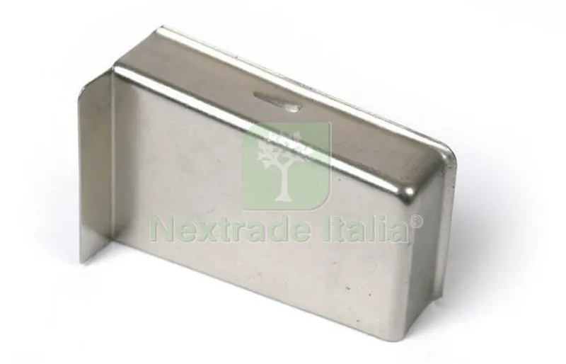 100PZ Guscio Copertura Metallo MM 68/43 CR/SAT Sinistra — Ferramenta per legno e mobili — rif. FERX.93373 100PZ Guscio Copertura Metallo MM 68/43 CR/SAT Sinistra — Ferramenta per legno e mobili — rif. FERX.93373