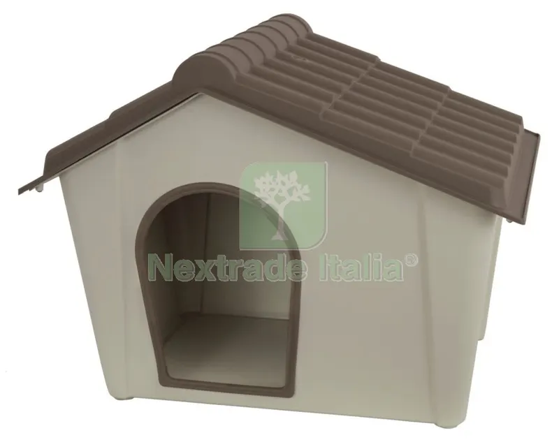 3PZ CUCCIA CANI RESINA 79X59,2X60,8H TORT/BEIGE — Igiene e accessori animali — rif. FERX.93380