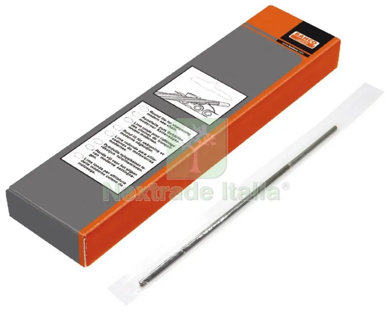12PZ TONDINO PER MOTOSEGA BAHCO 7/32 POLLICE D 5,5 MM — Attrezzi da giardino a motore — rif. FERX.93434 12PZ TONDINO PER MOTOSEGA BAHCO 7/32 POLLICE D 5,5 MM — Attrezzi da giardino a motore — rif. FERX.93434