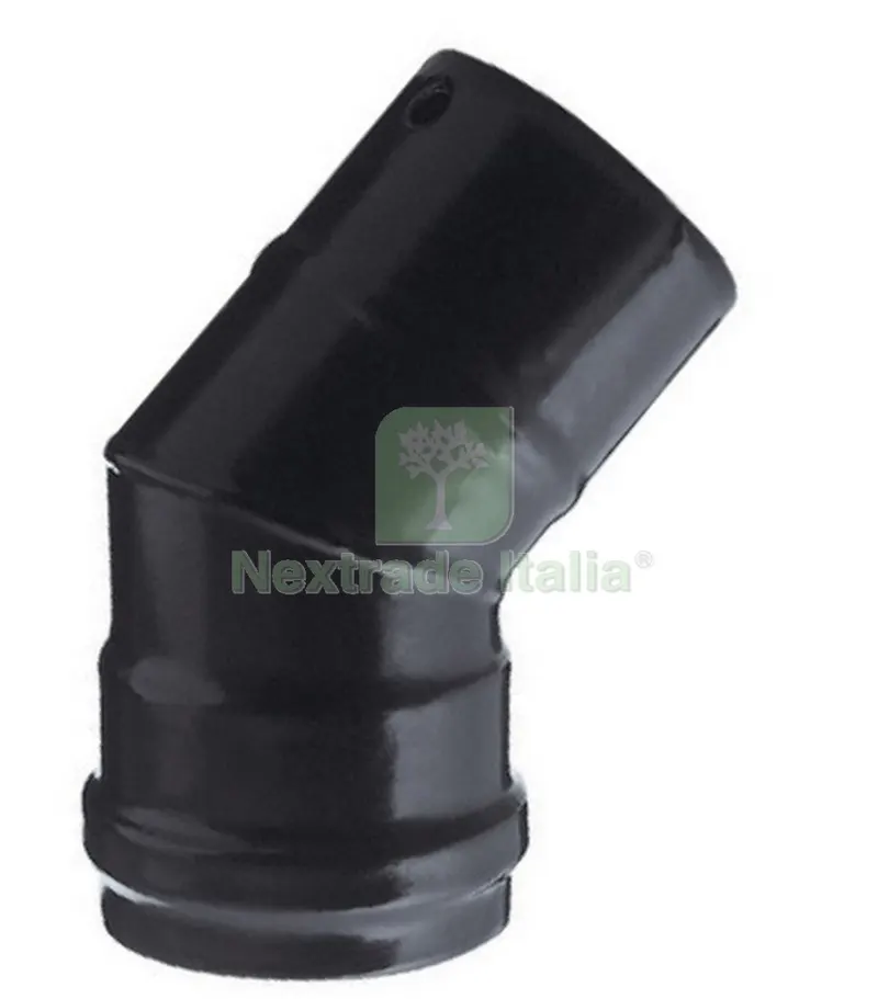 GOMITO X STUFA A PELLET 45° DIAM.10MF — Stufe e camini — rif. FERX.93443 GOMITO X STUFA A PELLET 45° DIAM.10MF — Stufe e camini — rif. FERX.93443