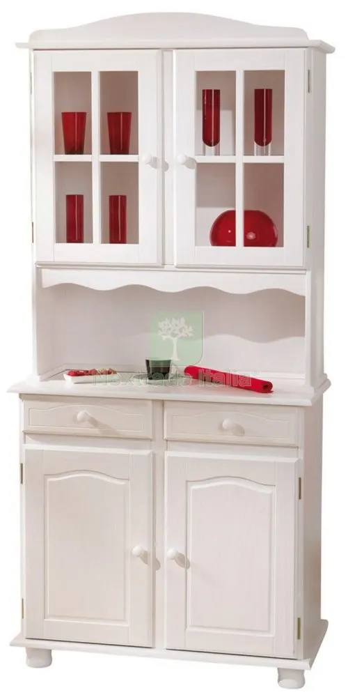 Kit Credenza 2 Ante +2 Cassetti Massello Bianco — Arredo — rif. FERX.93462 Kit Credenza 2 Ante +2 Cassetti Massello Bianco — Arredo — rif. FERX.93462