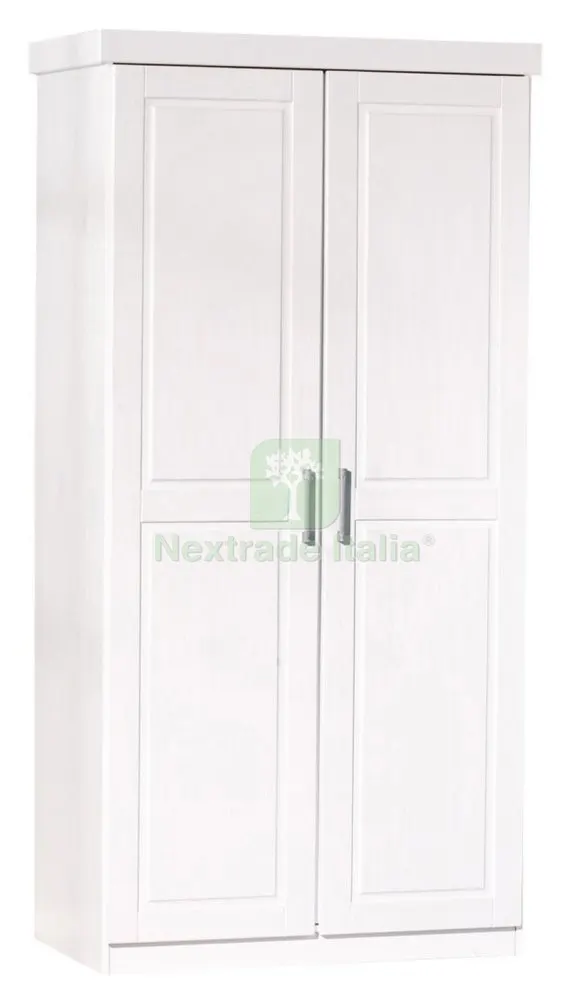 Kit Armadio 2 Ante Massello Bianco — Arredo — rif. FERX.93472 Kit Armadio 2 Ante Massello Bianco — Arredo — rif. FERX.93472