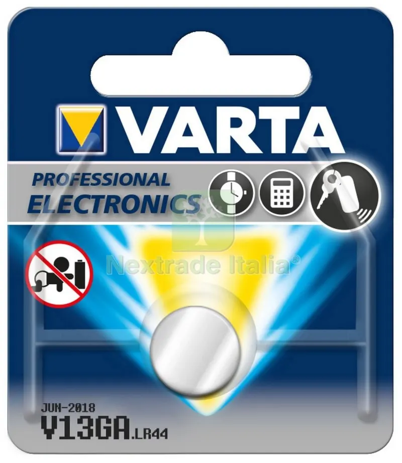10BLISTER Varta Batteria a Bottone V13GA BL.1PZ — Caricabatterie e alimentatori — rif. FERX.93492 10BLISTER Varta Batteria a Bottone V13GA BL.1PZ — Caricabatterie e alimentatori — rif. FERX.93492