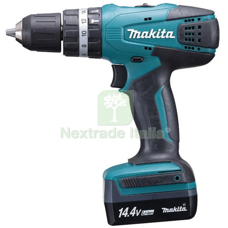 Makita Trap. con 2 Batteria 1,5AH-LI 14,4VP HP347DWE — Marchi utensili elettrici — rif. FERX.93515