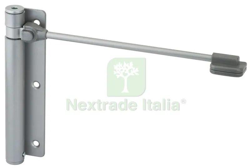 2PZ SPINGIPORTA 'ERCOLE' ART. 114 SINISTRA CROMO SATINATO — Ferramenta porte e finestre — rif. FERX.93537 2PZ SPINGIPORTA 'ERCOLE' ART. 114 SINISTRA CROMO SATINATO — Ferramenta porte e finestre — rif. FERX.93537
