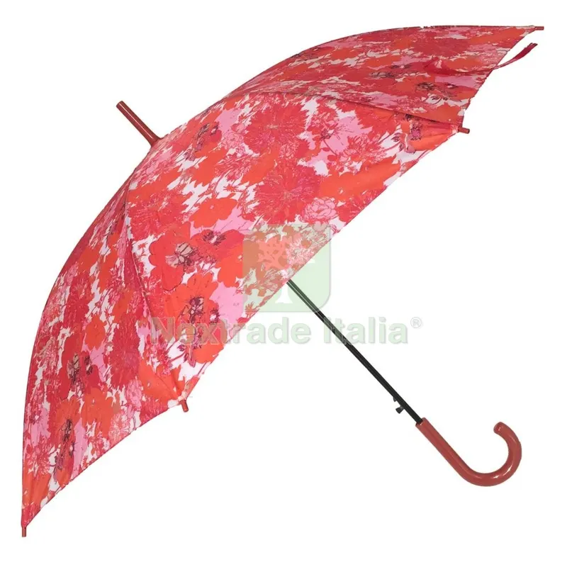 12PZ Ombrello Automatico Lungo Donna D310 Assortito — Tempo libero outdoor — rif. FERX.93543