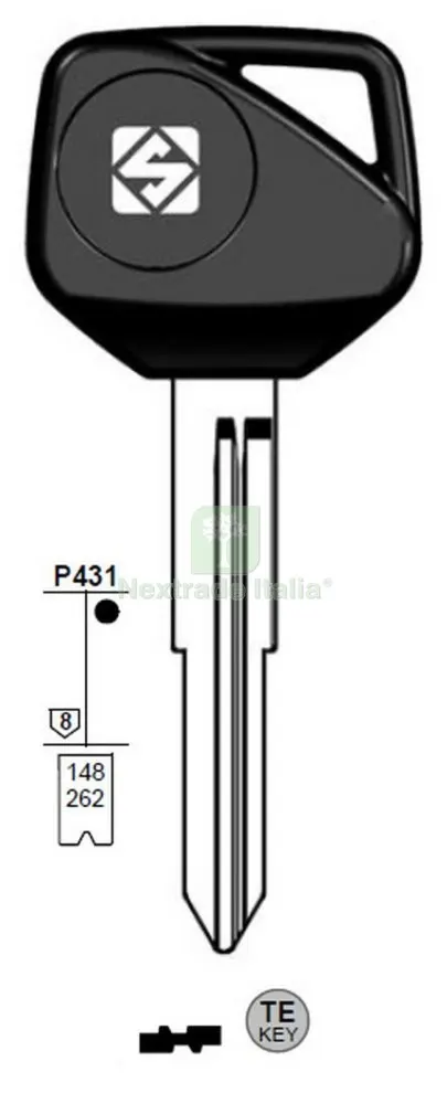 2PZ CHIAVI TRANSP. VUOTA SILCA HON70TE GR.96 — Serrature e cilindri — rif. FERX.93582