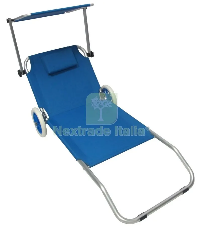 Lettino 'trasporter' Prendisole Blu — Tempo libero outdoor — rif. FERX.93635 Lettino 'trasporter' Prendisole Blu — Tempo libero outdoor — rif. FERX.93635