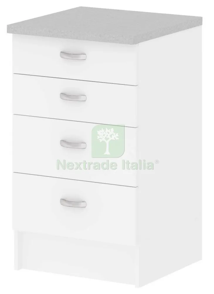 Kit Cucina Mobile 4 Cassetti 45521 49 Bianco — Casalinghi e organizzazione — rif. FERX.93670 Kit Cucina Mobile 4 Cassetti 45521 49 Bianco — Casalinghi e organizzazione — rif. FERX.93670