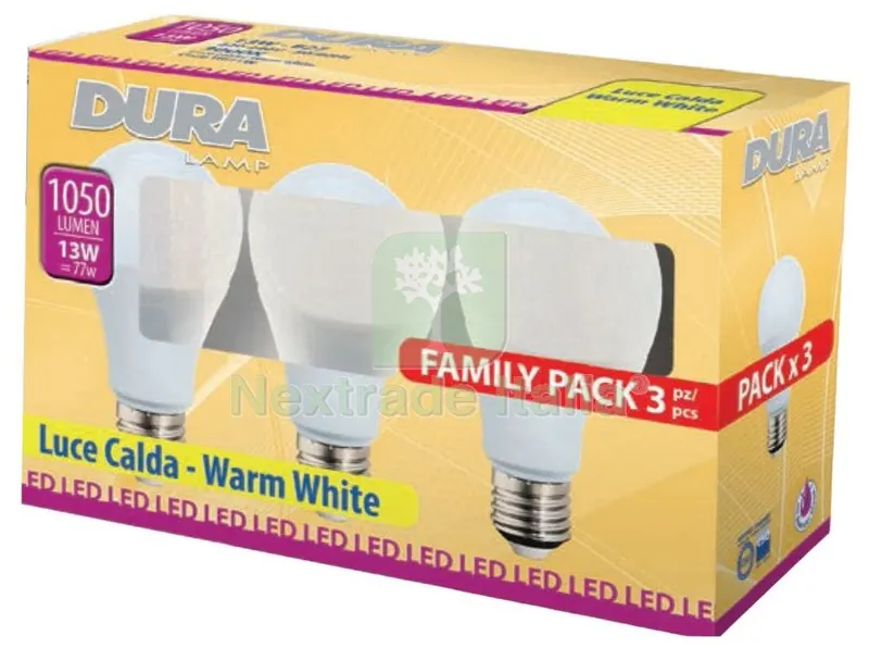 6PZ LED Set 3 Goccia 13WE27-L.1100-3000K Calda — Illuminazione — rif. FERX.93729
