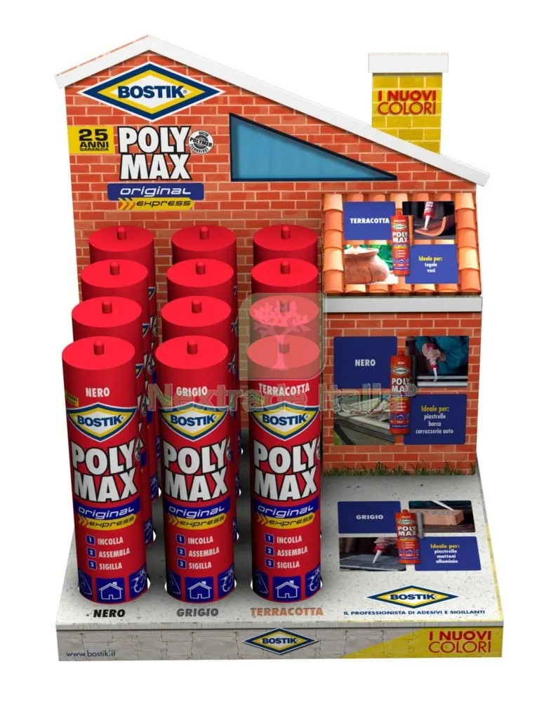 Bostik Polymax ESPOS.12 C ART. GR.425(3 COL) — Adesivi e sigillanti — rif. FERX.93782 Bostik Polymax ESPOS.12 C ART. GR.425(3 COL) — Adesivi e sigillanti — rif. FERX.93782