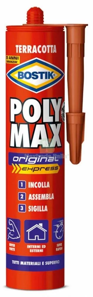 BOSTIK POLYMAX TERRACOTTA CARTUCCIA GR.425 — Adesivi e sigillanti — rif. FERX.93785