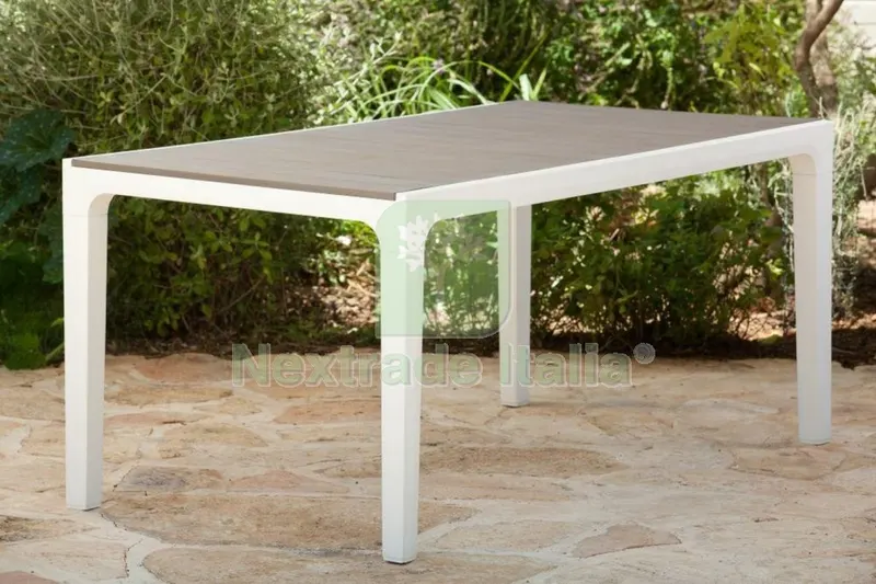 Keter Tavolo 'harmony' Bianco/Tortora Dimensioni CM 160 — Tempo libero outdoor — rif. FERX.93800