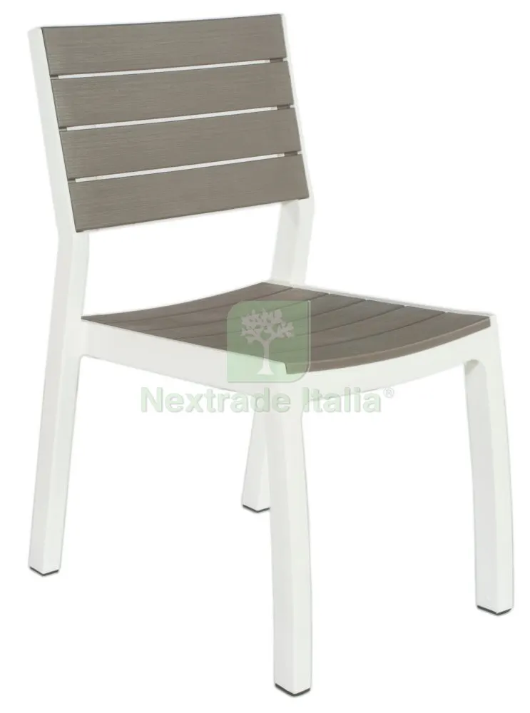 KETER SEDIA 'HARMONY' BIANCO/TORTORA — Arredo — rif. FERX.93802 KETER SEDIA 'HARMONY' BIANCO/TORTORA — Arredo — rif. FERX.93802