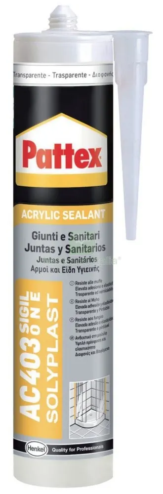 12PZ Cartuccia Silicone'ac 403'ACRIL.TRASP. ML.300 — Adesivi e sigillanti — rif. FERX.93824 12PZ Cartuccia Silicone'ac 403'ACRIL.TRASP. ML.300 — Adesivi e sigillanti — rif. FERX.93824