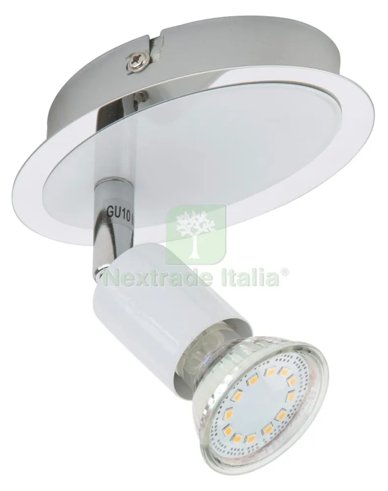 Lampada 1 FARET.LED GU10-3W 250LM Cromo White — Illuminazione — rif. FERX.93843 Lampada 1 FARET.LED GU10-3W 250LM Cromo White — Illuminazione — rif. FERX.93843