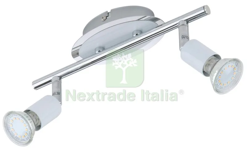 Lampada 2 FARET.LED GU10-3W 250LM Cromo White — Illuminazione — rif. FERX.93844